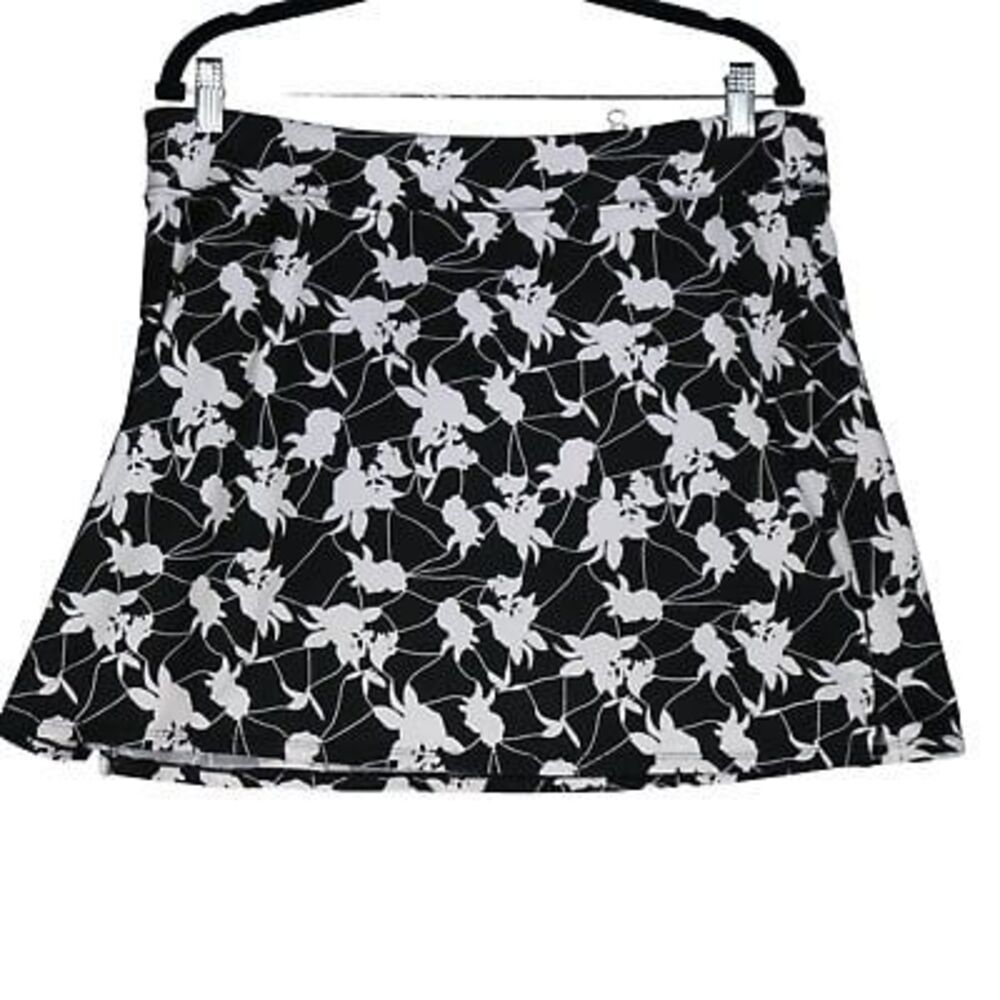 Tranquility By Colorado Clothing Athletic Floral Silhouette Stretch Skort S